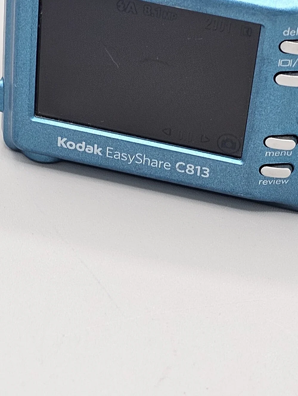 Kodak EasyShare C813 Digital Camera Blue 8.2MP 3x Optical Zoom Y2K Working w SD